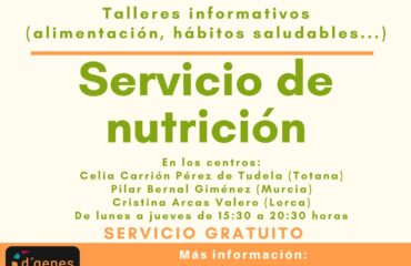 Servicio de nutrición portada