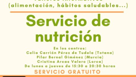 Servicio de nutrición portada