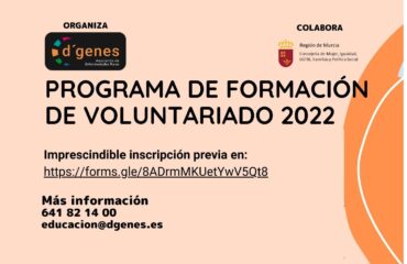 formación voluntariado 2022 portada